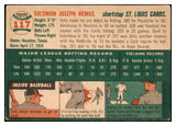 1954 Topps Baseball #117 Solly Hemus Cardinals VG-EX 530685