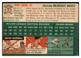 1954 Topps Baseball #122 Johnny Logan Braves VG-EX 530688