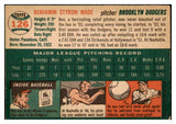 1954 Topps Baseball #126 Ben Wade Dodgers VG-EX 530693