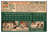 1954 Topps Baseball #138 Bob Borkowski Reds VG-EX 530695