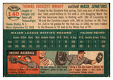 1954 Topps Baseball #140 Tom Wright Senators VG-EX 530697