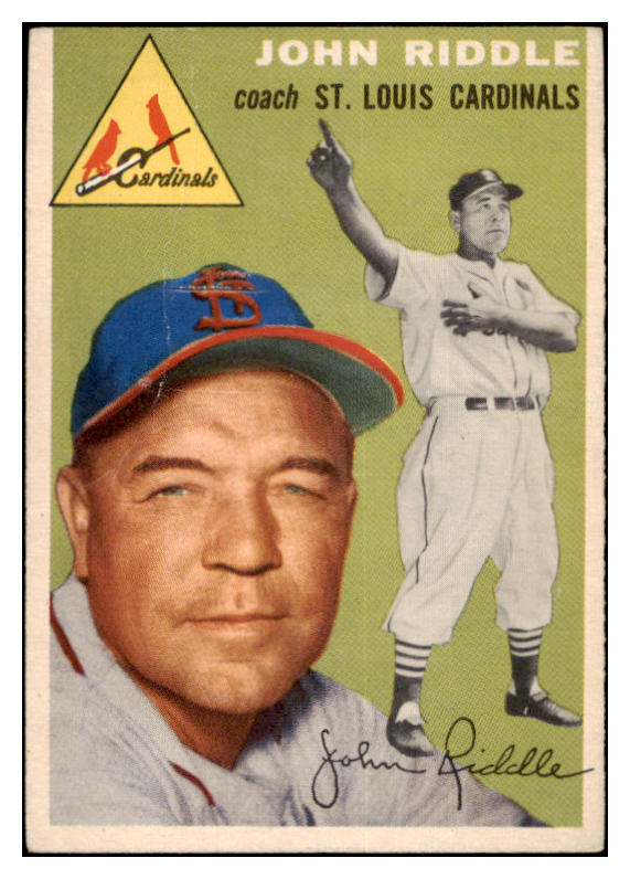 1954 Topps Baseball #147 Johnny Riddle Cardinals VG-EX 530698