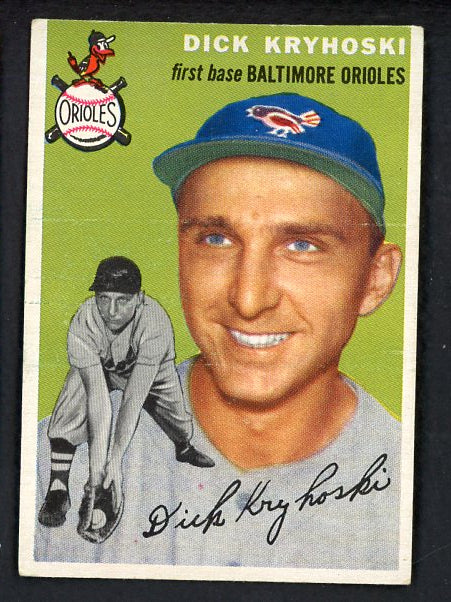 1954 Topps Baseball #150 Dick Kryhoski Orioles VG-EX 530700