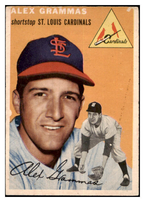 1954 Topps Baseball #151 Alex Grammas Cardinals VG-EX 530701