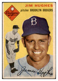 1954 Topps Baseball #169 Jim Hughes Dodgers VG-EX 530710