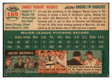 1954 Topps Baseball #169 Jim Hughes Dodgers VG-EX 530710