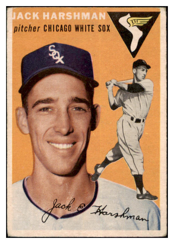 1954 Topps Baseball #173 Jack Harshman White Sox VG-EX 530713
