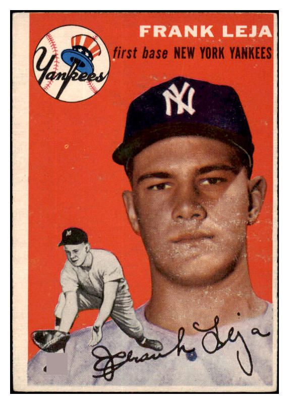 1954 Topps Baseball #175 Frank Leja Yankees VG-EX 530715