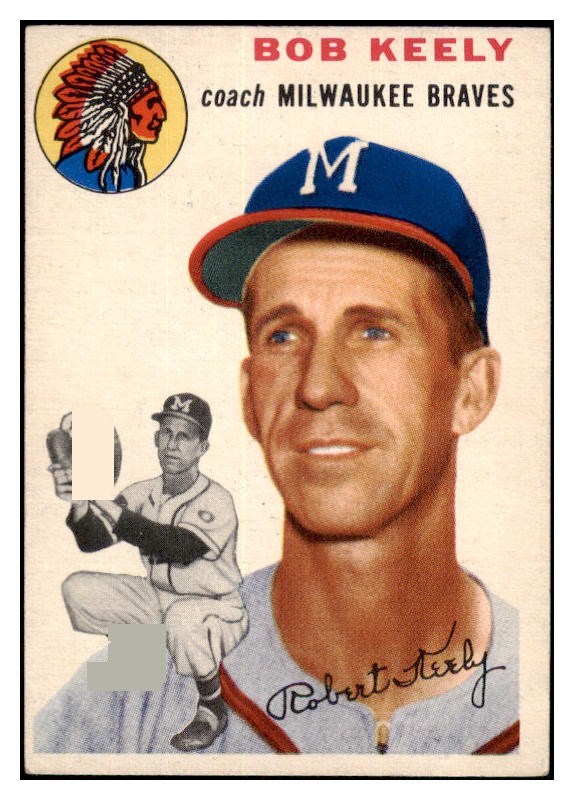 1954 Topps Baseball #176 Bob Keely Braves VG-EX 530716