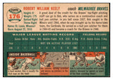 1954 Topps Baseball #176 Bob Keely Braves VG-EX 530716
