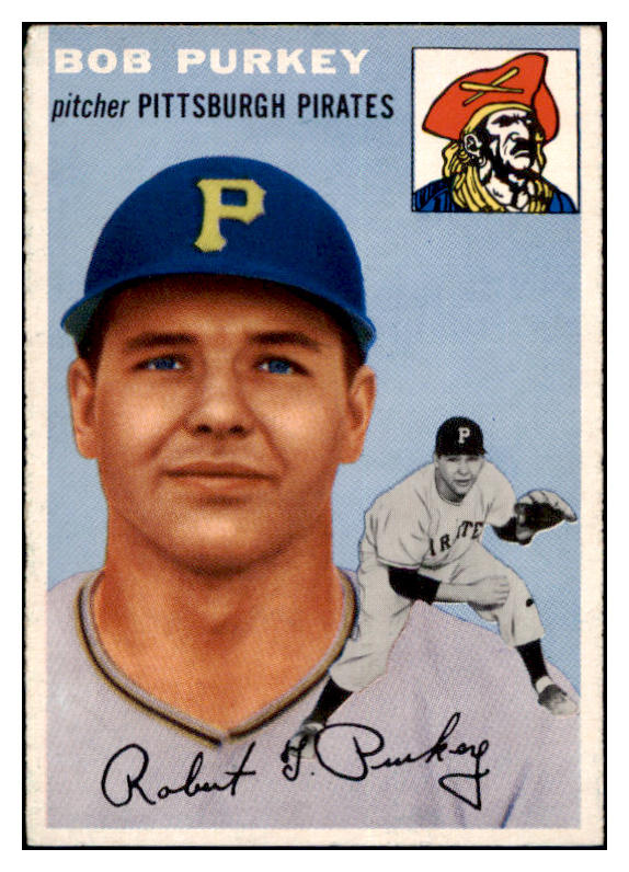 1954 Topps Baseball #202 Bob Purkey Pirates VG-EX 530728