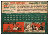 1954 Topps Baseball #211 Don Hoak Dodgers VG-EX 530733