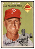 1954 Topps Baseball #247 Eddie Mayo Phillies VG-EX 530737