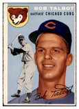 1954 Topps Baseball #229 Bob Talbot Cubs VG-EX 530743