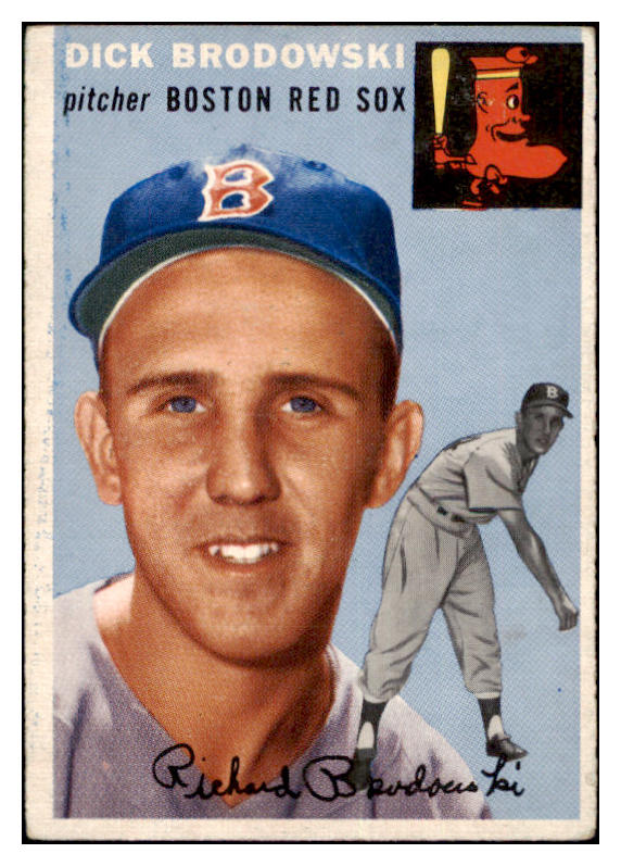 1954 Topps Baseball #221 Dick Brodowski Red Sox VG-EX 530746
