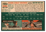 1954 Topps Baseball #221 Dick Brodowski Red Sox VG-EX 530746