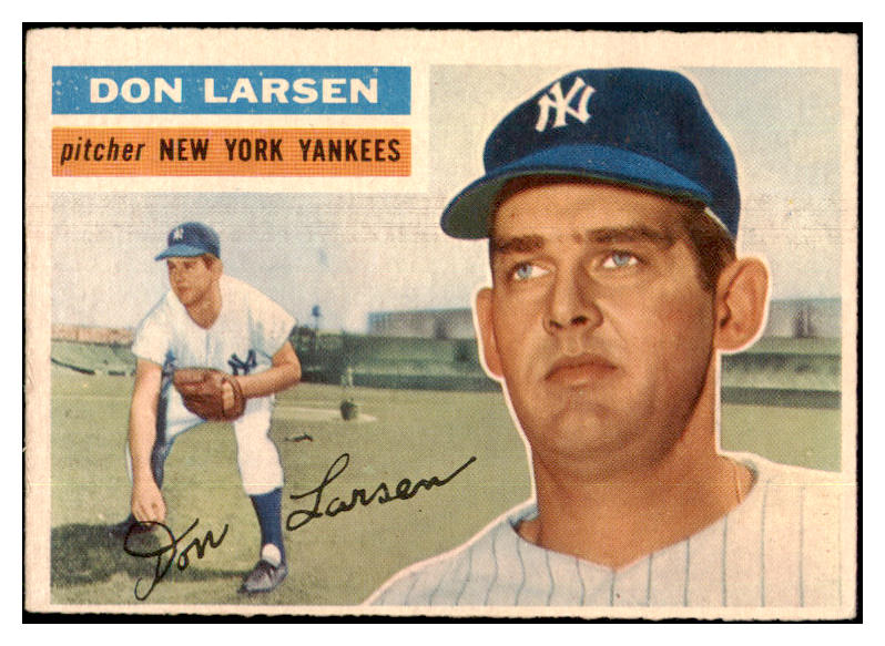 1956 Topps Baseball #332 Don Larsen Yankees EX+/EX-MT 530757
