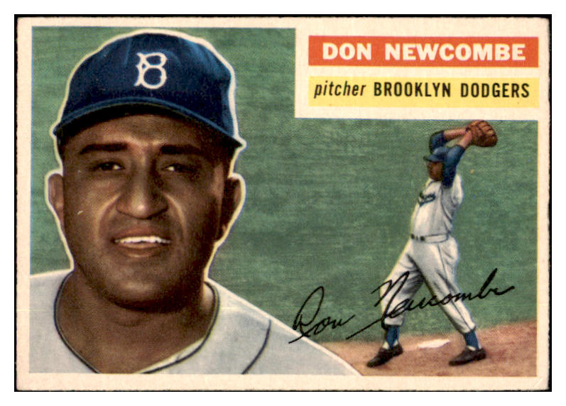 1956 Topps Baseball #235 Don Newcombe Dodgers EX+/EX-MT 530758