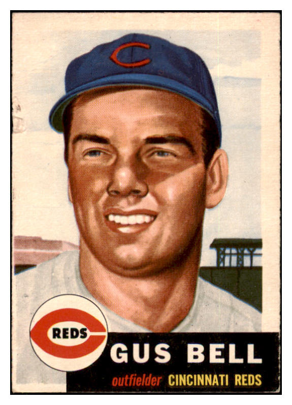 1953 Topps Baseball #118 Gus Bell Reds GD-VG 530762