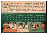 1954 Topps Baseball #035 Jim Gilliam Dodgers VG-EX 530769
