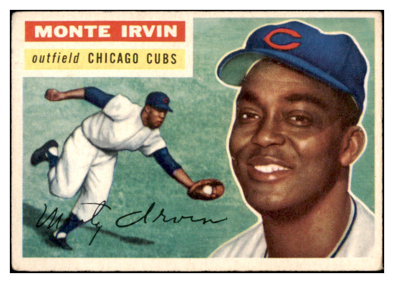 1956 Topps Baseball #194 Monte Irvin Cubs VG-EX 530789
