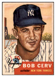 1953 Topps Baseball #210 Bob Cerv Yankees VG-EX 530800