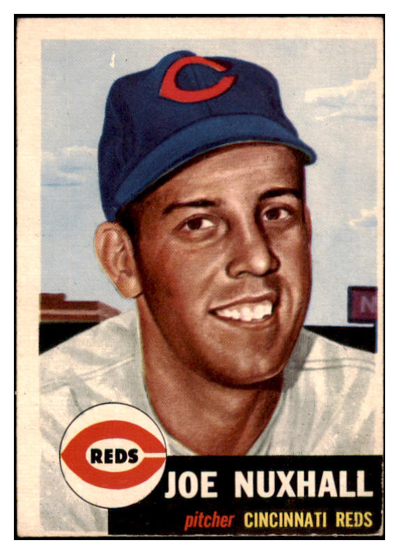 1953 Topps Baseball #105 Joe Nuxhall Reds VG-EX 530801