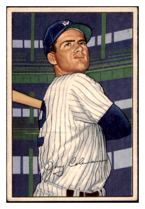 1952 Bowman Baseball #073 Jerry Coleman Yankees EX 530817