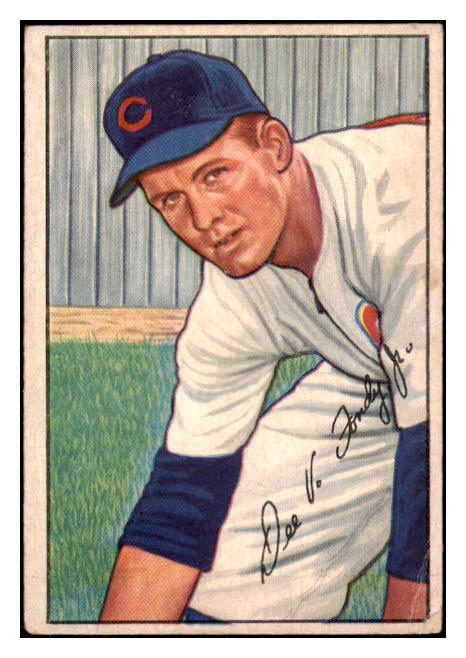 1952 Bowman Baseball #231 Dee Fondy VG 530818