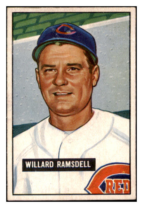 1951 Bowman Baseball #251 Willard Ramsdell Reds VG-EX 530844