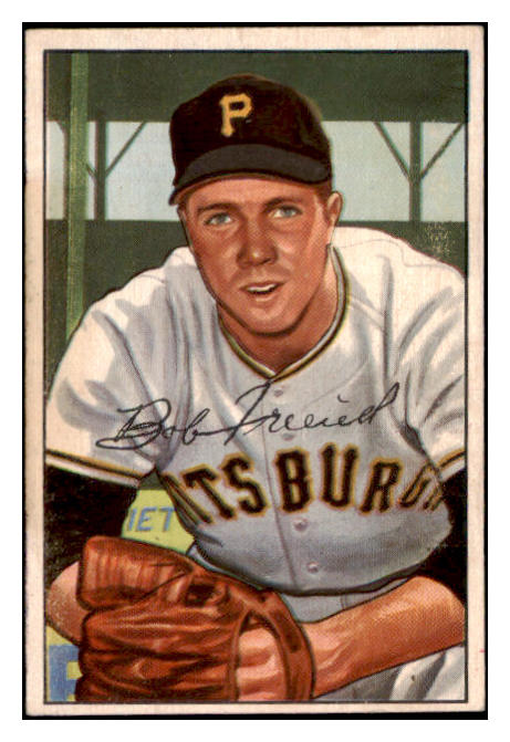 1952 Bowman Baseball #191 Bob Friend Pirates EX 530849