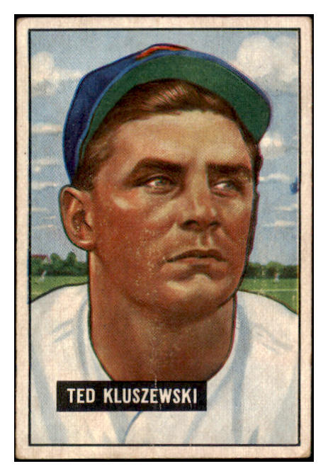 1951 Bowman Baseball #143 Ted Kluszewski Reds VG-EX 530852