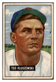 1951 Bowman Baseball #143 Ted Kluszewski Reds VG-EX 530852