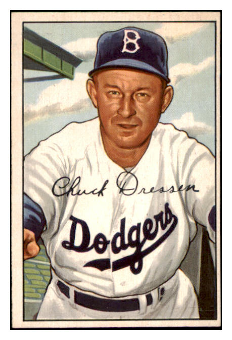 1952 Bowman Baseball #188 Charlie Dressen Dodgers VG-EX 530867