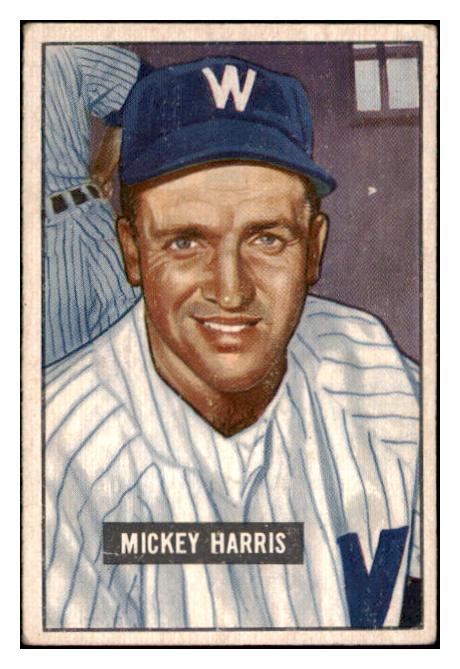 1951 Bowman Baseball #311 Mickey Harris Senators EX 530876