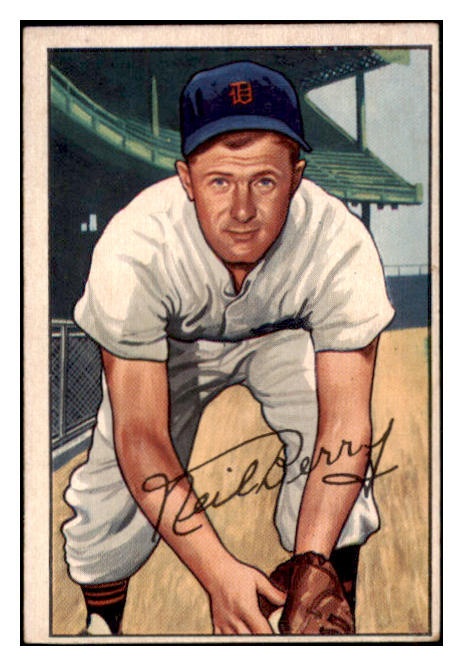 1952 Bowman Baseball #219 Neil Berry Tigers EX 530895