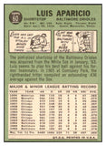 1967 Topps Baseball #060 Luis Aparicio Orioles EX-MT 530900