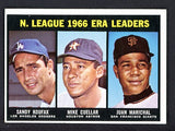 1967 Topps Baseball #234 N.L. ERA Leaders Sandy Koufax EX-MT 530903