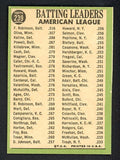 1967 Topps Baseball #239 A.L. Batting Leaders Robinson EX-MT 530907