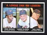 1967 Topps Baseball #241 A.L. RBI Leaders Robinson EX-MT 530908
