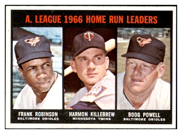 1967 Topps Baseball #243 A.L. Home Run Leaders Robinson EX-MT 530911
