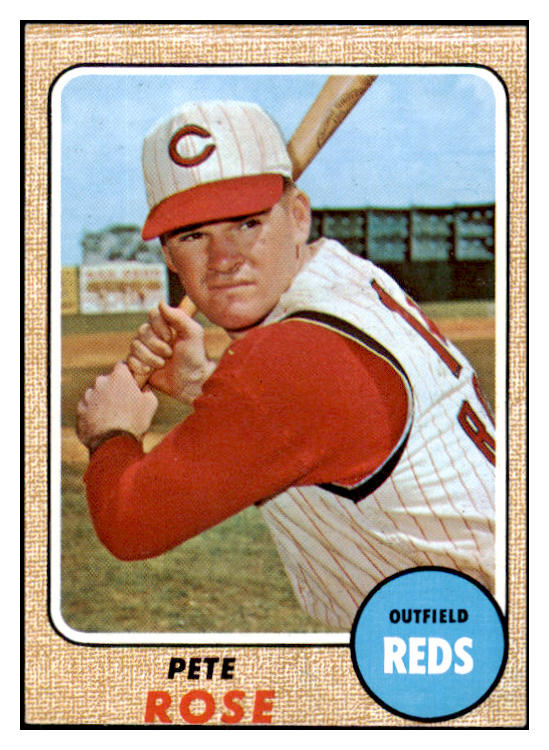 1968 Topps Baseball #230 Pete Rose Reds EX-MT 530918
