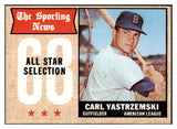 1968 Topps Baseball #369 Carl Yastrzemski A.S. Red Sox EX-MT 530922