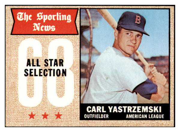 1968 Topps Baseball #369 Carl Yastrzemski A.S. Red Sox EX-MT 530922