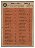1962 Topps Baseball #058 N.L. Win Leaders Warren Spahn EX-MT 530929