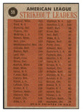 1962 Topps Baseball #059 A.L. Strike Out Leaders Whitey Ford EX-MT 530930