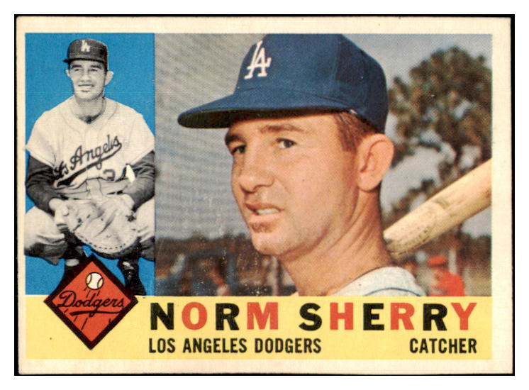 1960 Topps Baseball #529 Norm Sherry Dodgers EX-MT 530935