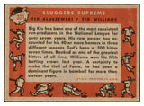 1958 Topps Baseball #321 Ted Williams Ted Kluszewski EX+/EX-MT 530944