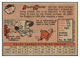 1958 Topps Baseball #187 Sandy Koufax Dodgers VG-EX 530951