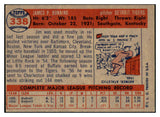 1957 Topps Baseball #338 Jim Bunning Tigers EX-MT 530953